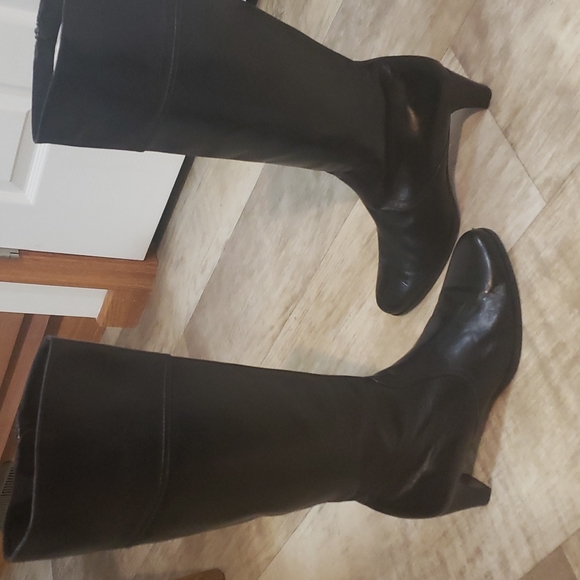 Cole Han black knee high boots - Picture 3 of 5